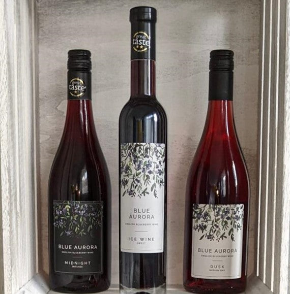 Blue Aurora Wines, made from Blueberries