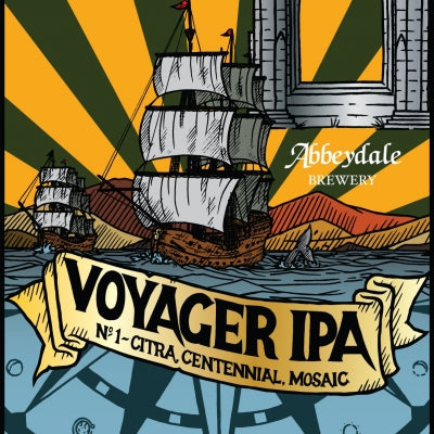 Abbeydale Brewery, Voyager IPA - Citra, Centennial, Mosaic, 5.6%