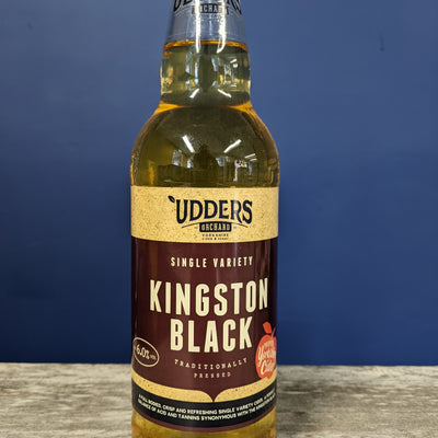 'Udders Orchard Kingston Black Cider 6.0% SV 500ml