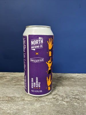 NORTH X NORTH BEER CLUB - 4.5% SPICED SOUR + PLUM + BLACKBERRY + APPLE