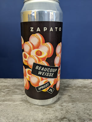 Zapato Brewery,Beaucoup Weisse Apricot, 3.0%